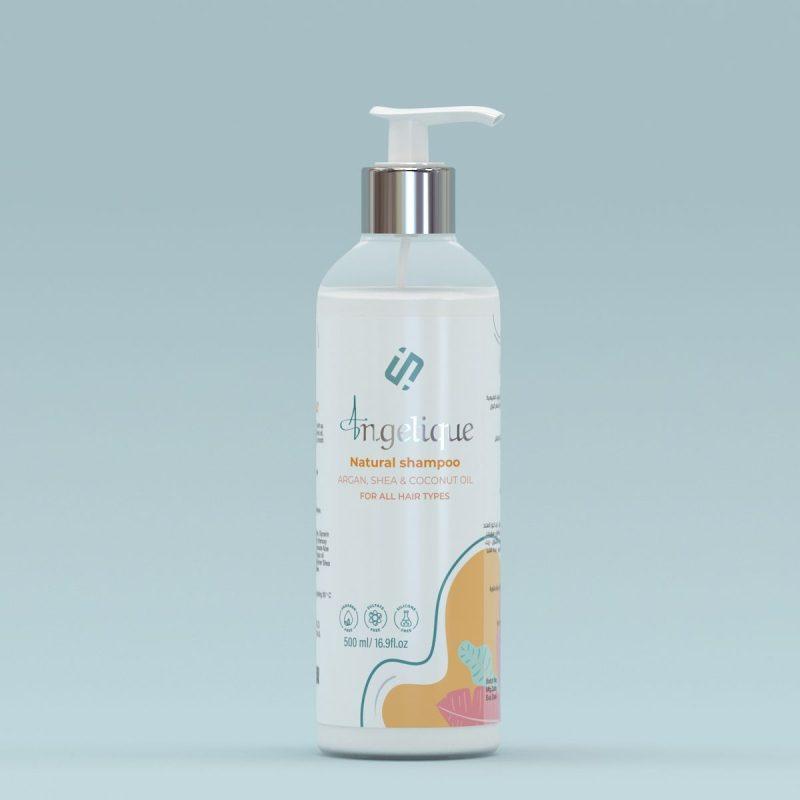 Angelique Natural Shampoo 500ml - Image 3