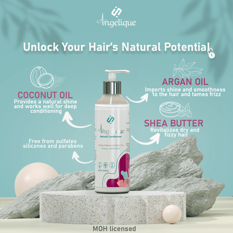 Angelique Natural Conditioner 250ml - Image 4