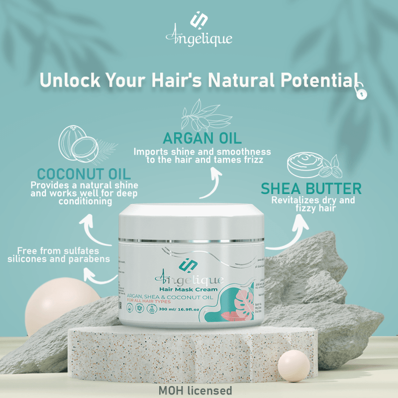 Angelique Natural Hair Mask Cream - Image 4